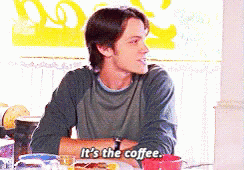Gilmore Girls Dean Forester GIF - Gilmore Girls Dean Forester Coffee GIFs
