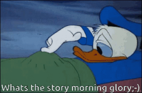 Happy Days Morning Glory GIF - Happy Days Morning Glory Donald Duck GIFs