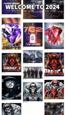 a collage of images with the words welcome to 2024 on the top