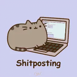 Shitposting Cat GIF - Shitposting Cat Pusheen GIFs