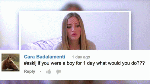 Boy For The Day GIF - I Justine Cara Badalamenti If You Were A Boy GIFs