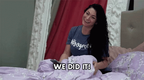 We Did It Deena GIF - We Did It Deena Jersey Shore Family Vacation GIFs