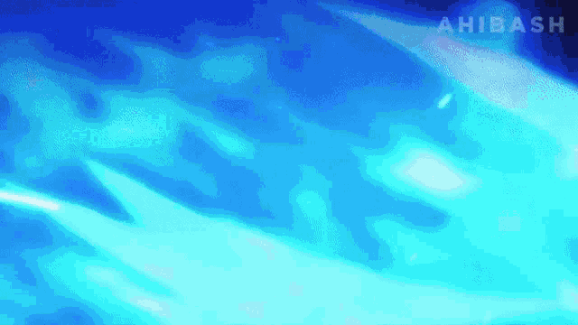 a close up of a blue background with the word ahibash on it