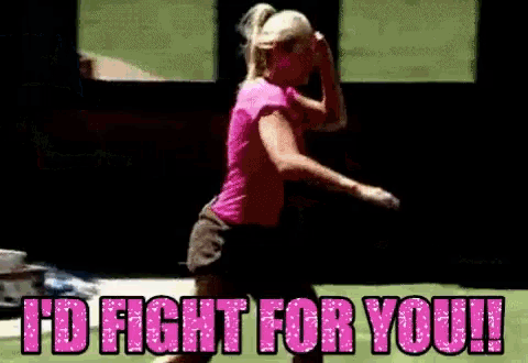 Bbvalentines Id Fight For You GIF - Bbvalentines Id Fight For You Corny Valentines GIFs