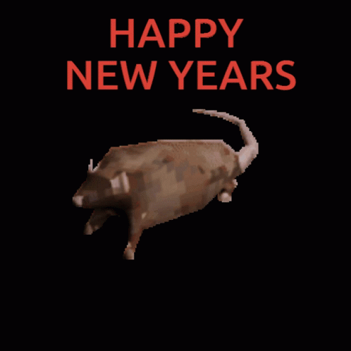Happy New Years Rat GIF - Happy New Years Rat Rat Spin GIFs