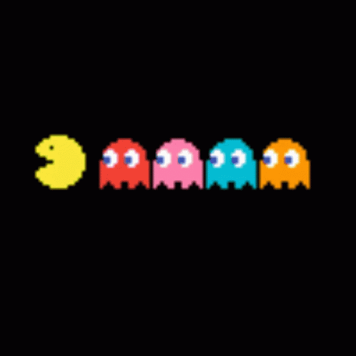 Ghosts Chasing Pac Man GIF - Ghosts Chasing Pac Man GIFs
