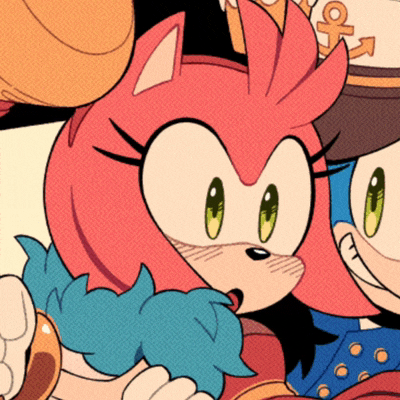 a close up of a cartoon character with an anchor in the background