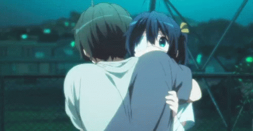 Chuunibyou Hug GIF - Chuunibyou Hug Anime GIFs