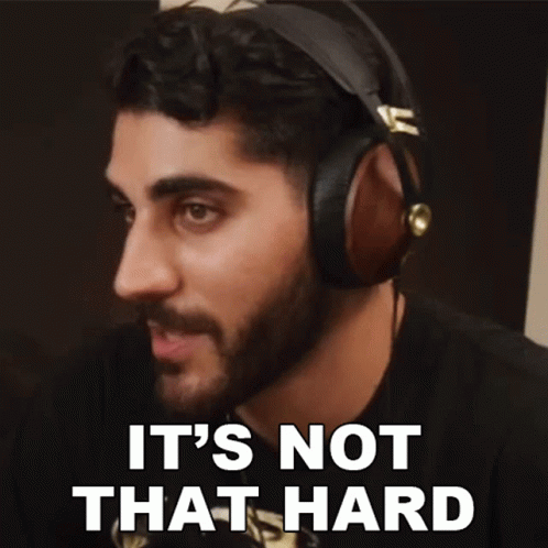 Its Not That Hard Rudy Ayoub GIF - Its Not That Hard Rudy Ayoub Its Not Difficult GIFs