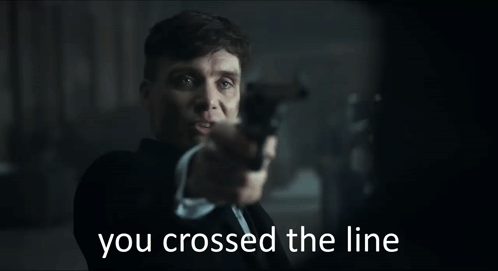 You Crossed The Line Tommy Shelby GIF - You Crossed The Line Tommy Shelby Peaky Blinders GIFs