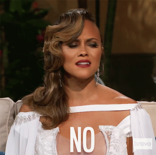 No Ashley Darby GIF - No Ashley Darby Real Housewives Of Potomac GIFs