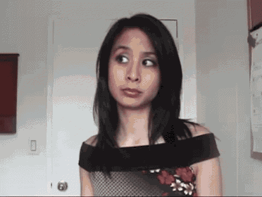 Me Someone Mention That I Slept In Late GIF - Asian Stare Mad GIFs