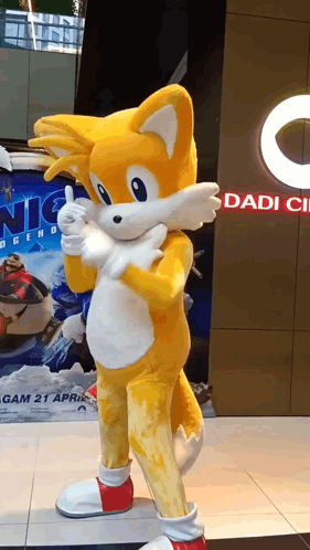 Tails Miles Prower Pointing At You GIF - Tails Miles Prower Pointing At You Ayy GIFs