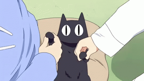 Cat Anime GIF - Cat Anime Cuddle GIFs