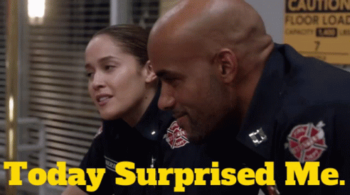Station19 Andy Herrera GIF - Station19 Andy Herrera Today Surprised Me GIFs
