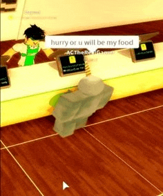 a person is standing on a wooden floor in a restaurant .