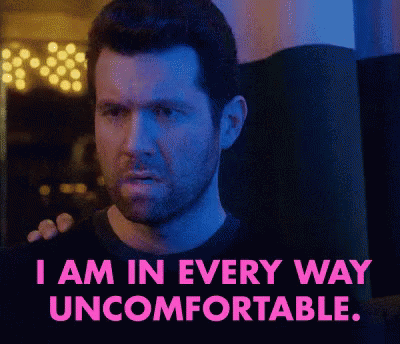 Very Uncomfortable GIF - Billy Eichner I Am In Every Way Uncomfortable No GIFs