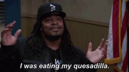 Like There'S Anything Else To Be Doing GIF - I Was Eating My Quesadilla Eating Hungry GIFs