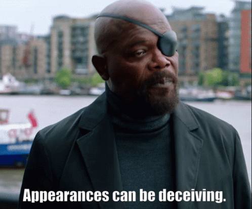 Appearances Can Be Deceiving Spider Man Far From Home GIF - Appearances Can Be Deceiving Spider Man Far From Home Nick Fury GIFs