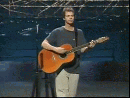 Dana Carvey Demonstrates The Chord Change Face Shared By Every Guitarist. GIF - Dana Carvey Guitar Chord GIFs