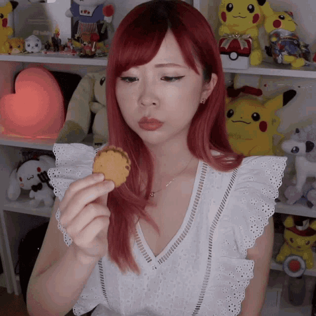 Smelling Cookies Japanese Ammo With Misa GIF - Smelling Cookies Japanese Ammo With Misa Misa GIFs