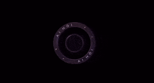a purple circle with ai hoi written in white letters