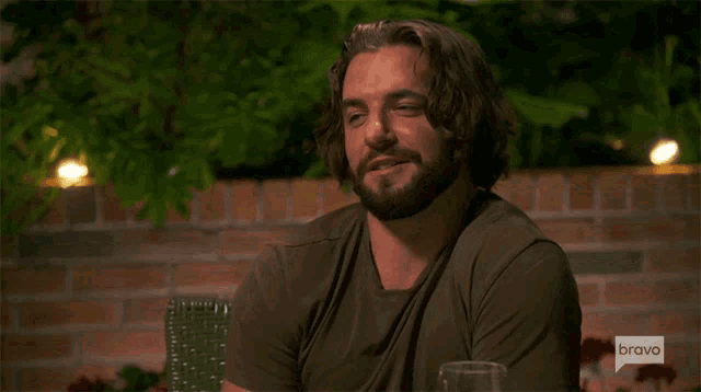 a man says you 're my girlfriend in a bravo advertisement