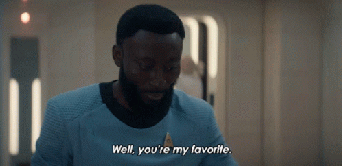 Well Youre My Favorite Dr Mbenga GIF - Well Youre My Favorite Dr Mbenga Star Trek Strange New Worlds GIFs