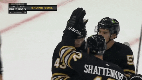 a hockey player with the name shattenkirk on his back