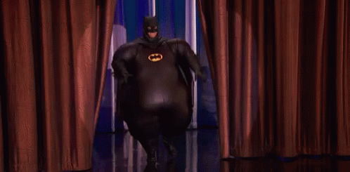 Just Strollin Along GIF - Batman Fat Funny GIFs