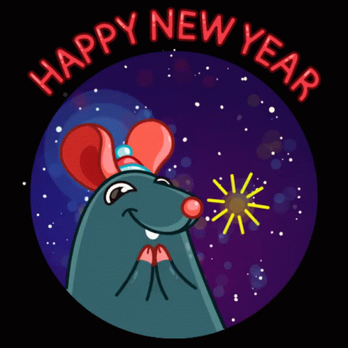 Happy New Year Rat GIF - Happy New Year Rat Happy GIFs
