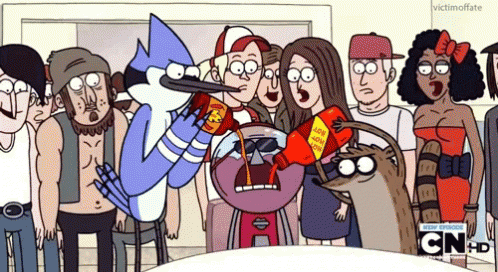 Regularshow Party GIF - Regularshow Party Drinking GIFs