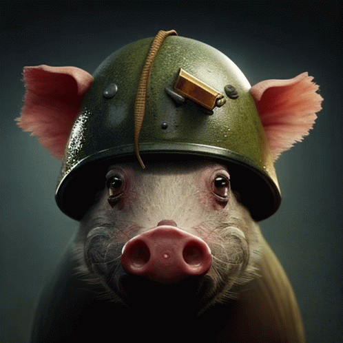 Gang Pig GIF - Gang Pig Millitary GIFs