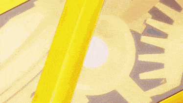 a close up of a black item with a yellow ribbon