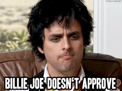 Billie Joe GIF - Green Day Billie Joe Disapprove GIFs