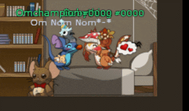 a screenshot of a video game with the name om champion written on it
