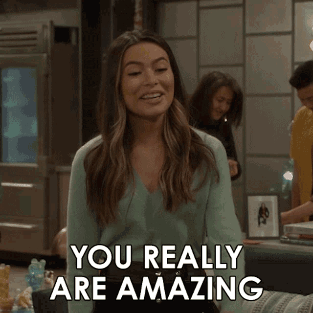 You Really Are Amazing Carly Shay GIF