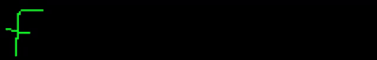 green text on a black background that says ' fast goes logical '