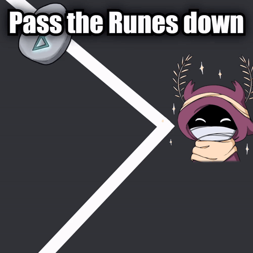 Pass The Runes Paper Lily GIF - Pass The Runes Paper Lily Rune GIFs