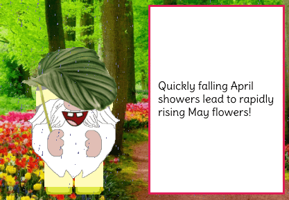 Gnome April Showers GIF - Gnome April Showers GIFs
