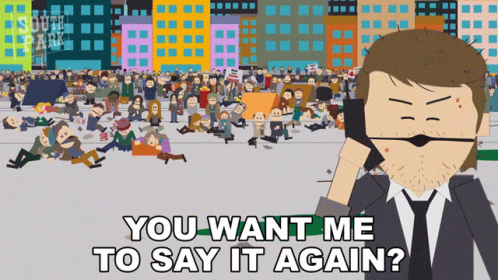 You Want Me To Say It Again Stephen Abootman GIF - You Want Me To Say It Again Stephen Abootman South Park GIFs