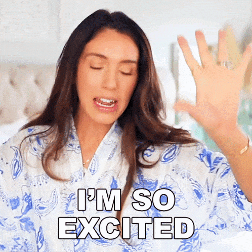 Im So Excited Shea Whitney GIF - Im So Excited Shea Whitney Im So Thrilled GIFs