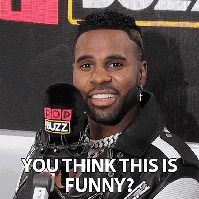 You Think This Is Funny Jason Derulo GIF - You Think This Is Funny Jason Derulo Popbuzz GIFs