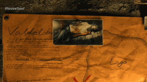 a piece of paper that says ' illusive soul ' on the top
