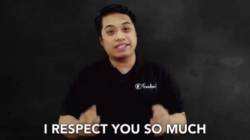 I Respect You So Much Admire GIF - I Respect You So Much Admire Regard GIFs