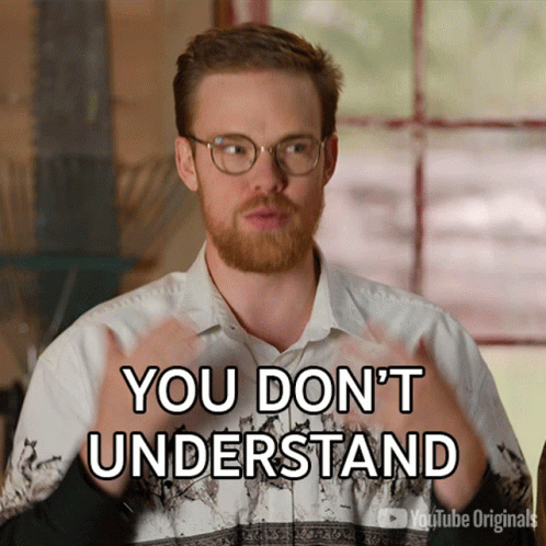 You Dont Understand Gregory Brown GIF - You Dont Understand Gregory Brown Shut It Off Asap GIFs