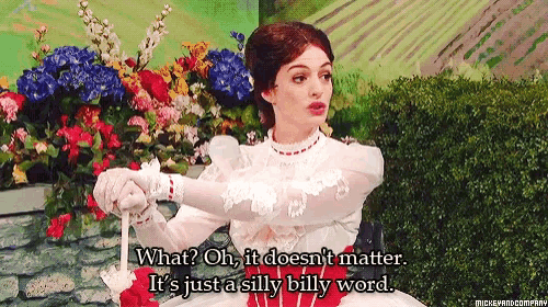 Anne Hathaway Silly Billy Word GIF - Anne Hathaway Silly Billy Word GIFs