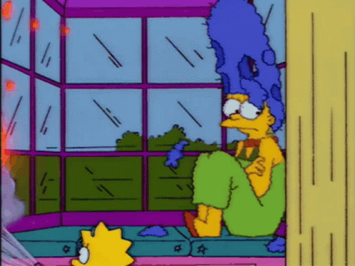The Simpsons Marge Simpson GIF - The Simpsons Marge Simpson Losing Hair GIFs