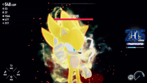 Sonic Frontiers Super Sonic GIF - Sonic Frontiers Super Sonic The Final Horizon GIFs