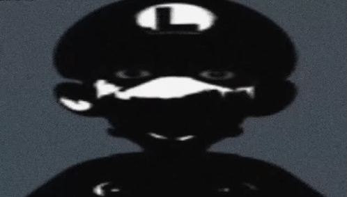 Luigi Stare GIF - Luigi Stare Uncanny GIFs